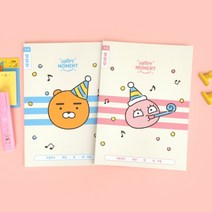 카카오프렌즈 초등 1학년 2학년 알림장 노트 10개 1세트, 어피치