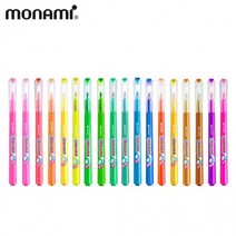 모나미 칼라풀데이 형광펜 X 10개 묶음, 코랄