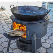 옛날 화로대 아궁이 화덕 바비큐 마당 시골 불멍 무쇠, 옛날 화로대 48cm