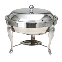 원형 챠핑디쉬 전기용 알콜용 호텔용 뷔페용, 1개, JH-030보급형16호-알콜용