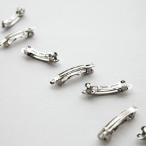 헤어핀부자재 머리핀재료 헤어악세사리 만들기 4cm 자동 핀대 5개