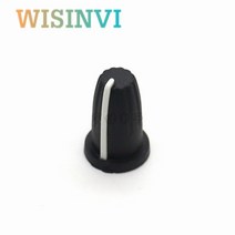 볼륨노브캡 볼륨캡 10 조각 13*19MM 하프 샤프트 고무 손잡이 전위차계 로터리 인코더 볼륨 스위치 D 축 6mm 에 적합, [03] WHITE