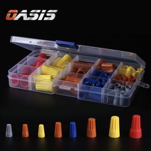 와이어커넥터 무탈피 콘넥터 102개세트 전선접속자 전선 배선 연결 P1-6, 와이어커넥터 102개 세트, 1개