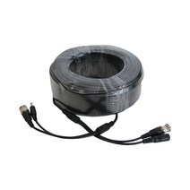 싸드 2MP 200만화소 CCTV 카메라 호환 녹화기 연결용 BNC 동축 영상 + 전원 일체형 케이블 50M, 200만화소 CCTV 카메라 녹화기 영상 전원 일체형 케이블 50M