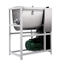대형 버티컬 믹서기 스테인리스 빵 반죽기 휘핑 머신, 플랫커버 15kg 1500W 50L