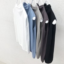 노팅힐 오가닉 반목 이너 민소매 티셔츠 5컬러