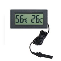 측정기 디지털 미니 수족관 온도계 습도계 편리한 LCD 어항 온도 계측기 냉장고, [11] temperature humidity