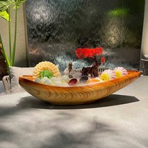 회접시 일본 트레이 스시 오마카세 그릇 플레이트, E타입