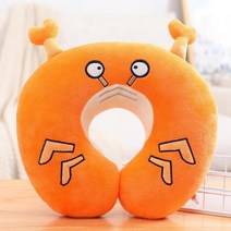 무속성 솜인형 귀여운 만화 부드러운 목 베개 게 고래 상어 헝겊 인형 사무실 낮잠 아이돌 만들기, 28cm+1