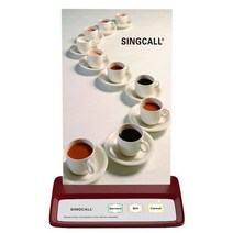 진동벨 SINGCALL 무선 호출 시스템 3 키 버튼 커피 숍 레스토랑 서비스 APE130, 01 Red color