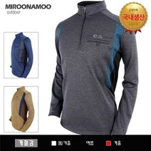 미루나무 겨울 등산복 기모 등산티셔츠 작업복 남성 아웃도어 웜보카T A