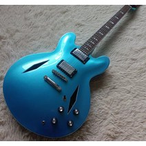 초중급 일렉기타 취미용 연습용 전자기타 동호회 Dave Grohl 재즈 세미 할로우 바디 일렉트릭 기타 라이트, 06 custome guitar
