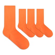 네온 롱롱 양말 4족세트 형광 긴양말 장목양말