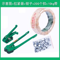 휴대용 밴딩기 밴딩 기계 노끈 결속기 소형 수동 포장기 반자동 PVC, G업그레이드된조합(레버+펜치+1kg버클+10kg