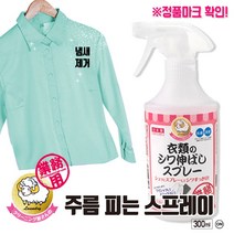 (일본직수입) 뿌리는다리미 300ml 옷주름 스프레이, DQ 1