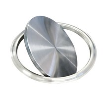 쓰레기통 투입구 뚜껑 덮개 뱅뱅이 뱅글이 휴지통 사각 링 원형 회전 스텐 PVC, 02. 스텐 회전 투입구(뱅뱅이)-290mm