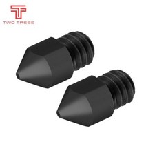 3D 프린터부품 프린터 부품 MK7 MK8 스틸 몰드 슈퍼 하드 노즐 m6 나사산 부식 방지 175mm Ender 3 CR10 PRO 용, 0.2mm+2pcs