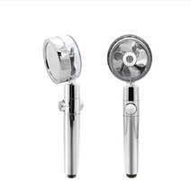 토네이도 회오리 샤워 헤드 수압조절 수압상승 샤워헤드 온오프 기능, 실버