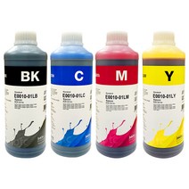 잉크테크 E0013 E0010 대용량 무한 리필 잉크 엡손 호환 T00V T03Y T06G T664 T673 L3101 L3156 L5190 L6190 L6290 L800 L805, 1개, E0013(검정/컬러안료) set