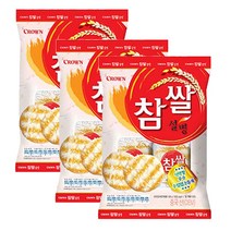 크라운 참쌀설병, 128g, 3개
