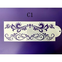 프라모델 건담 도색 부스 스프레이 29x10cm 퐁당 케이크 메쉬 스텐실 스탬프 엠보싱 웨딩 장식 도구 플라스틱 금형 초콜릿 그리기 그림, C1