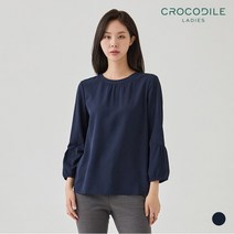 [크로커다일레이디] 소매셔링블라우스_CL0FBL107