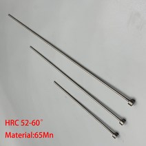 고정핀 R핀 스냅핀 3mm OD 3*100 150 200 250 3x10 0 65Mn 다이 골무 HRC60 원형 팁 플라스틱 사출 금형 스트레이트 펀칭 이젝터 핀105112, 한개옵션1, 04 12 Pieces 3x250mm