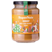 슈퍼너츠 100% 땅콩 피넛버터 크런치, 2개, 460g