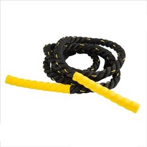 배틀로프 밧줄타기 외줄타기 로프운동 코어운동 베틀로프 25mm 헤비 웨이트 점프 로프 건너 뛰는 로프 피트니스 운동 강도 훈련 운동 전투 로프 홈 체육관 스포츠 야외, 노란색 3m