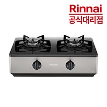 린나이 스마트센스 2구 가스레인지 RT-1008IJB, LNG 도시가스용, 본상품