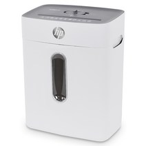 HP 소형 문서세단기 8매세단 15L파지함 스테플러심세단 W1508CC-K1+오일페이퍼, 단품