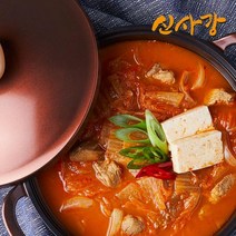 [신사강] [수원 맛집] 김치찌개 3팩 복합구성 택1 (돼지고기/김치찜/볶음김치), 선택:05_김치찜 500g 1팩 + 김치찌개 340g 1팩 (총 2팩)