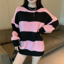 로지 모헤어 단가라 니트