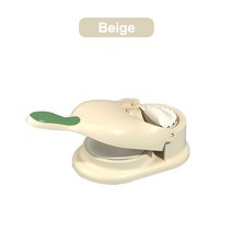 가정용 제빵 발효기 새로운 귀여운 2 In 1 만두 메이커 기계 DIY 반죽 프레스 스킨, 01 Beige