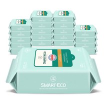 스마트에코 모데라토 리필형 80매X20팩 아기물티슈
