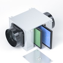 열회수환장치 덕트 교환기 순환 식당 환기 팬 공기, 200 금속 파이프 정화 상자