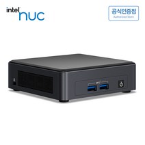 인텔 NUC 누크 11세대 타이거캐년 i7 프로세서 미니PC 베어본 NUC11TNKi7 (슬림형), NVMe SSD 250GB / RAM 16GB