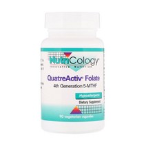 뉴트로콜로지 Quatrefolic 4세대 엽산 5MTHF 90정 글루코사민염 Nutricology