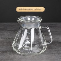 더치커피 메이커 콜드브루 드립스테이션 커피 흑요석 다이아몬드 핸드 브루드 공유 포트 필터 컵 클라우드 세트, 없음, 600ML