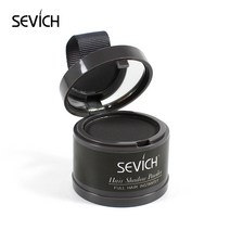 세비치 헤어 빌딩 섬유 헤어라인 수정 리페어 탈모 섀도우 트리밍 파우더 메이크업 컨실러 내추럴 커버 뷰, 02 black