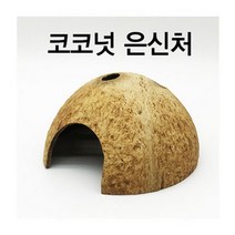 모비딕 코코넛 은신처(가재놀이터) 어항 장식 꾸미기 장식품, 은신처