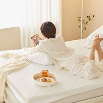 솔라자르 냉감 패드 코오롱 포르테 원사 쿨캉스 쿨 냉잠패드 침대 거실 쇼파 소파 베개 여름 쿨링 물세탁 아이스톤 아이스 얼음, 03.냉감패드 퀸_150*210