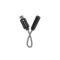 아이티스타일 C타입 이어폰 오디오 젠더 384kHz 고성능 DAC, C타입 to 3.5mm 젠더, 블랙, 1개