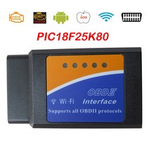 QR 스캔 코드 네이버 바코드 큐알 스캐너 업소용 출입자 전자출입명부 PIC18F25K80 ELM327 WIFI V1.5 OBD2 iOS 차량용 리더 Elm 327 Wi Fi