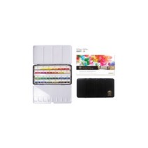 문교 수채 고체물감 24색 MWPH-24C / 3.3g / 1개입 / 96244, 상세페이지 참조