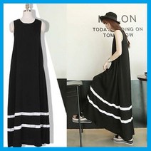 롱롱 바캉스룩 시원한원피스 휴가원피스 롱원피스 여자롱원피스 여성 소매없는 휴가룩 캐쥬얼원피스