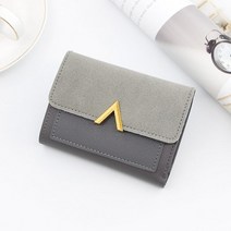 unistybag 여성 지갑 패션 카드 홀더 동전 지갑 여성 지갑 small money 지갑 new 클러치 백, 회색