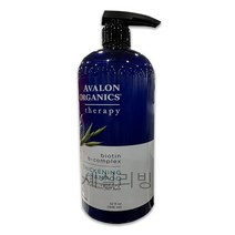 아발론 오가닉스 비오틴샴푸 946ml 모발강화 두피강화 두피케어 / 코스트코, 2개