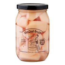 백도(분홍) 복숭아(미스터돌복숭아병조림) 500G농업회사법인미스터돌㈜, 단품, 500g