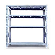 창고 스테이션 파레트랙 선반 적재 조립식 거치대 렉, 150kg L80xD40xH200, 그레이 메인프레임[4층]